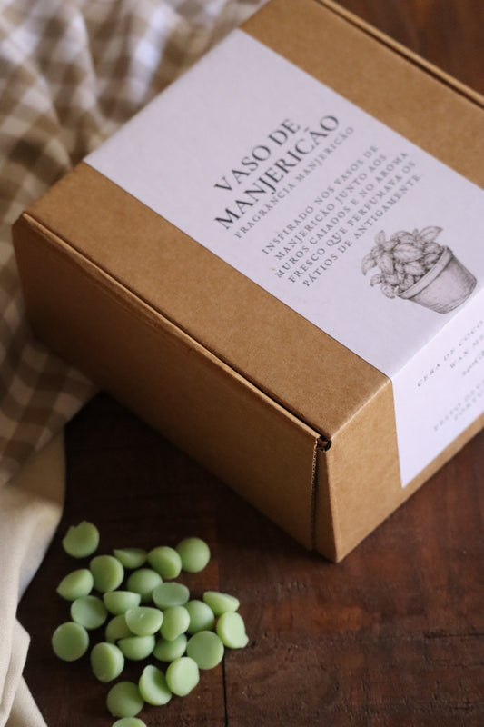 VASO DE MANJERICÃO - WAX MELT 300GR